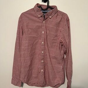 Men's Red Gingham Shirt